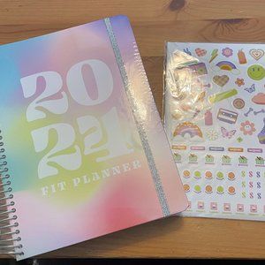 Popflex 2024 Fit Planner & Stickers - Brand New Still in Shrink Wrap